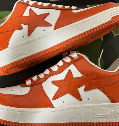 Bape Sta Low Orange 2022 Sz 9 5