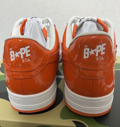 Bape Sta Low Orange 2022 Sz 9 5