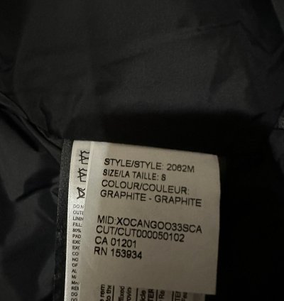 New Canada Goose Graphite Langford Parka