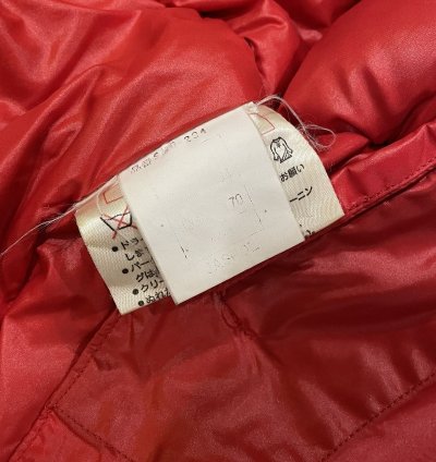 New Moncler Down Puffer Jacket Navy Embroidered Logo Vintage