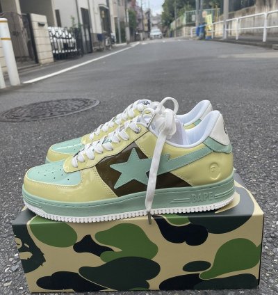 Bape Sta Nostalgic Yellow Green