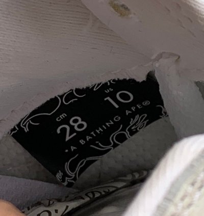 Bape Sta Ostrich White