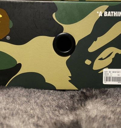 Bape Sta Patent Leather White Red 2023