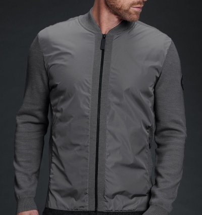 Nwt Black Label Iron Grey Windbridge Full-zipper Jacket