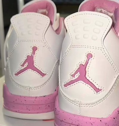 New Jordan 4 White Pink Oreo