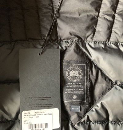 Nwt Canada Goose Brookvale Down Jacket Black Label Xs
