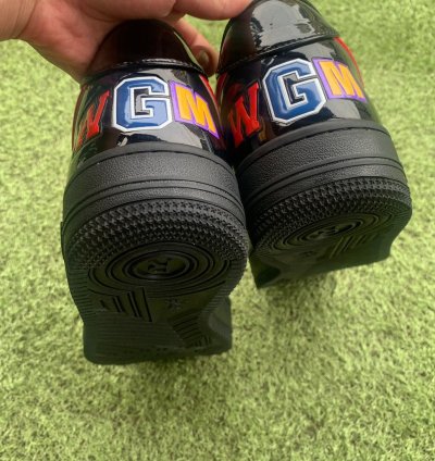 Bape Sta Shark Patent Leather Black