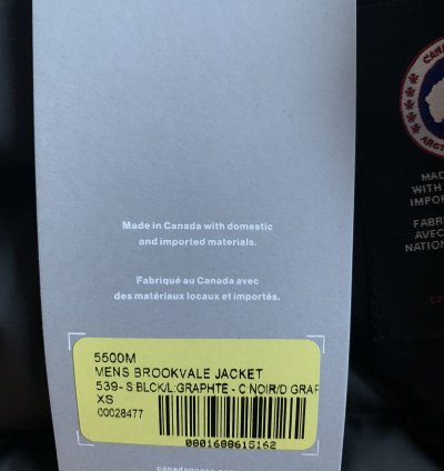 Nwt Canada Goose Brookvale Down Jacket Size Xs
