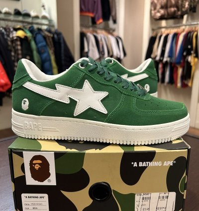Bape Sta Suede Green