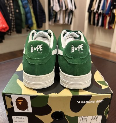 Bape Sta Suede Green