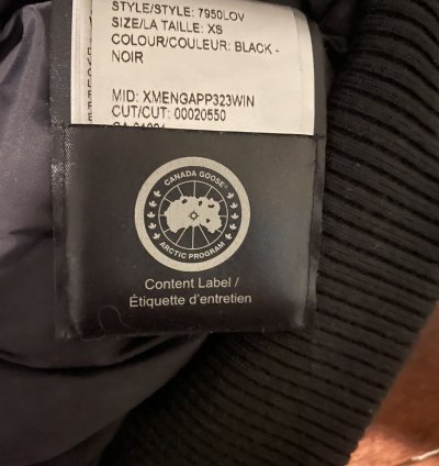 Ovo Canada Goose Chilliwack Bomber Jacket
