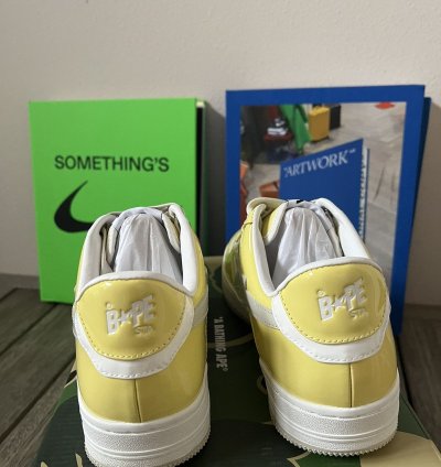 Bape Sta Yellow Ssense Sneakers