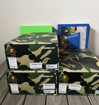 Bape Sta Yellow Ssense Sneakers