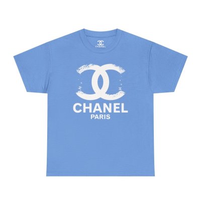 Chanel Uniquy T Shirt Irish Carolina Blue Size Usa