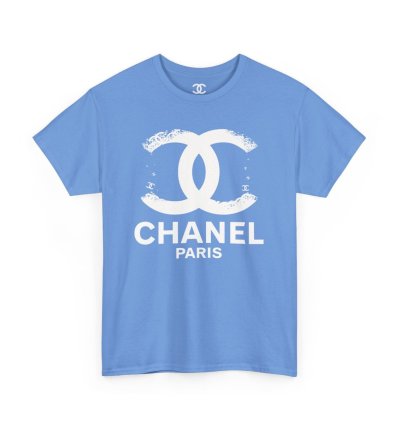 Chanel Uniquy T Shirt Irish Carolina Blue Size Usa