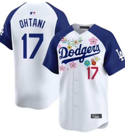 Shohei Ohtani Jersey 17 Dodgers X Takashi Murakami 2025 Vapor Limited Stitched Alternate