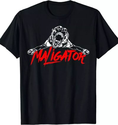 Maligator Belgian Malinois Hund Funny T-shirt Size S-5xl