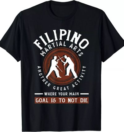 Arnis Escrima Sticks Filipino Martial Arts T-shirt Size S-5xl