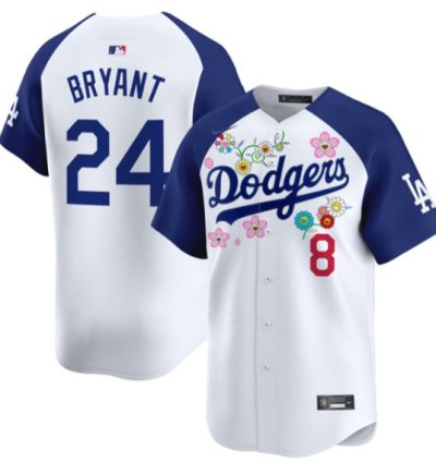 Kobe Bryant Jersey 24 Dodgers X Takashi Murakami 2025 Vapor Limited Stitched Alternate