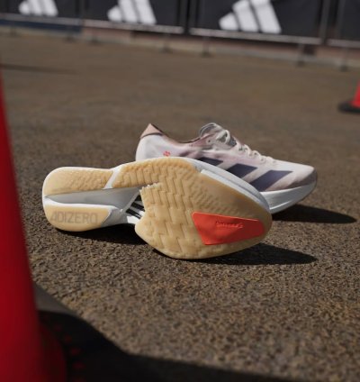 Adidas Adizero Adios Pro 4 chalk White Grey Strata Impact Orange