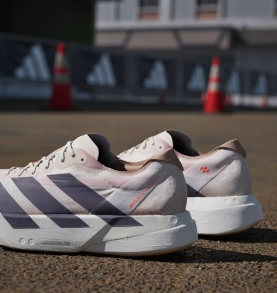Adidas Adizero Adios Pro 4 chalk White Grey Strata Impact Orange