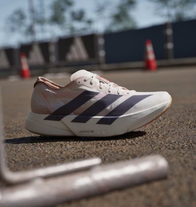 Adidas Adizero Adios Pro 4 chalk White Grey Strata Impact Orange
