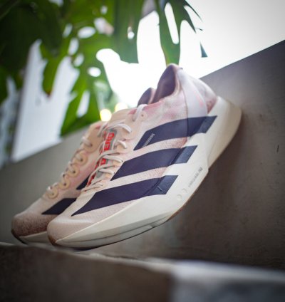 Adidas Adizero Adios Pro 4 chalk White Grey Strata Impact Orange