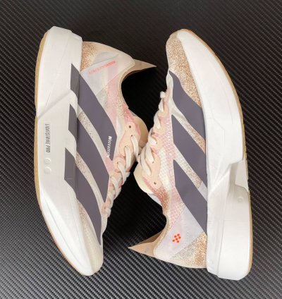 Adidas Adizero Adios Pro 4 chalk White Grey Strata Impact Orange