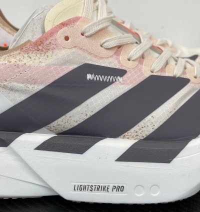 Adidas Adizero Adios Pro 4 chalk White Grey Strata Impact Orange