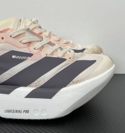 Adidas Adizero Adios Pro 4 chalk White Grey Strata Impact Orange