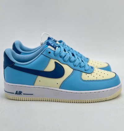200 Nike Air Force 1 Low 07 Aquarius Blue Blue Rice Hf4837-407 -