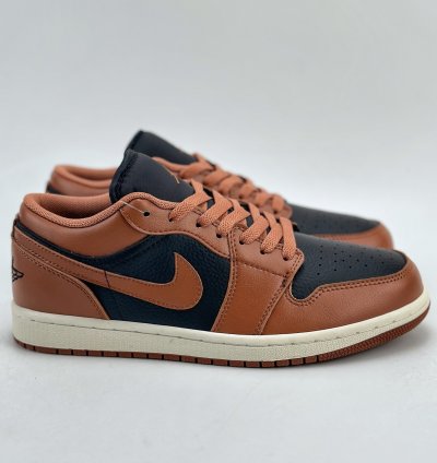 200 Air Jordan 1 Retro Low Wmns Archaeo Brown Black Brown Dc0774-021 -