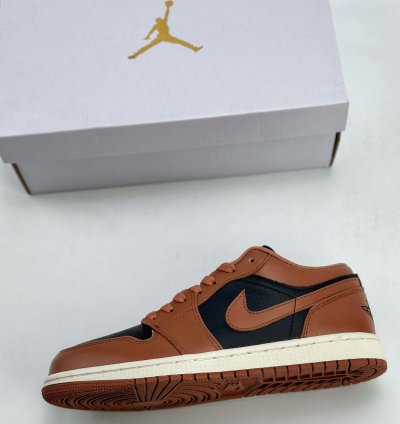 200 Air Jordan 1 Retro Low Wmns Archaeo Brown Black Brown Dc0774-021 -