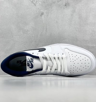 200 K Version Air Jordan 1 Low 85 Metallic Blue Aj1 Joe 1 Metallic White Blue Fb
