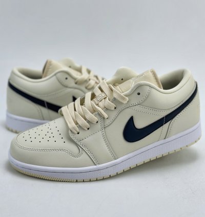 220 Foreign Trade Edition Air Jordan 1 Retro Low Coconut Milk Cream Dc0774-121 -