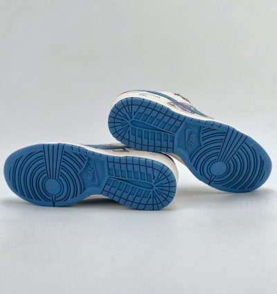 280 Nike Sb Dunk Low X Louis Vuitton White And Blue Chanel Style Xx2025-323 - Pu