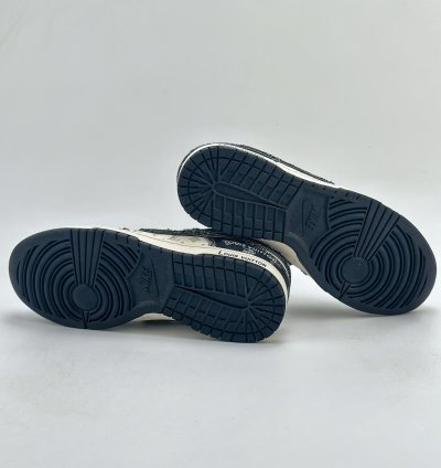 280 Nike Sb Dunk Low X Louis Vuitton White And Black Denim Sj2068-256 -