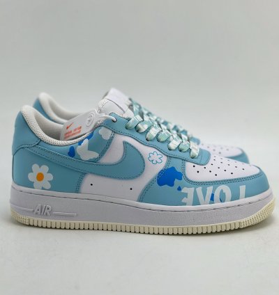 260 Nike Air Force 1 Low 07 Yehe Manufacturing Retro Girl Butterfly Flower Cw228