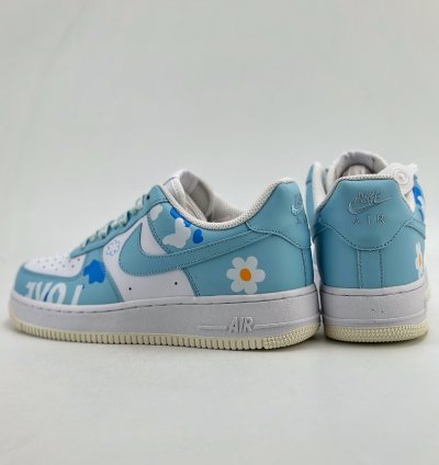 260 Nike Air Force 1 Low 07 Yehe Manufacturing Retro Girl Butterfly Flower Cw228