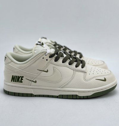 180 Nike Sb Dunk Low White Green Three Hooks Starry Sky Nk5639-323