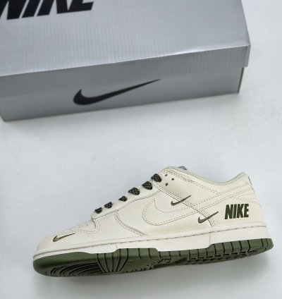 180 Nike Sb Dunk Low White Green Three Hooks Starry Sky Nk5639-323