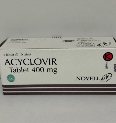 Acyclovir Tablet 400 Mg Treats Herpes