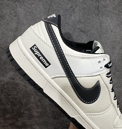 Supreme X Nike Dunk Low Beige Canvas Bb6698-515 - Putia