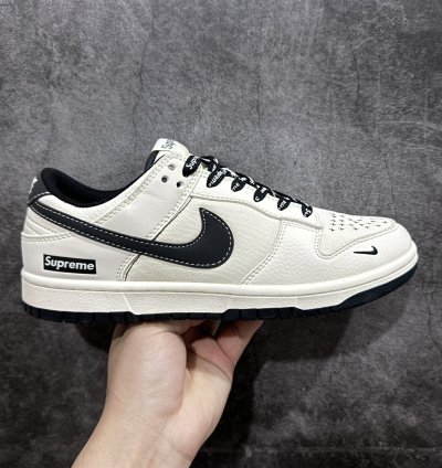 Supreme X Nike Dunk Low Beige Canvas Bb6698-515 - Putia