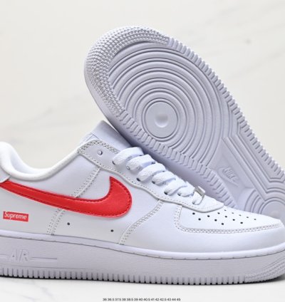 160 Nike Air Force 1 Low 07 Supreme Joint Cu9225-101 -