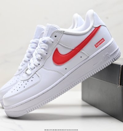 160 Nike Air Force 1 Low 07 Supreme Joint Cu9225-101 -