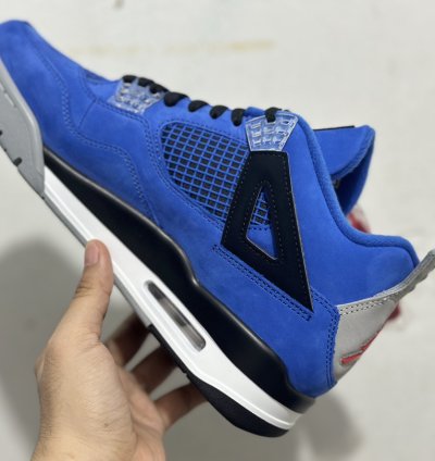 550 Air Jordan 4 Retro Eminem Encore Aj4 Joe 4 Heim Blue -