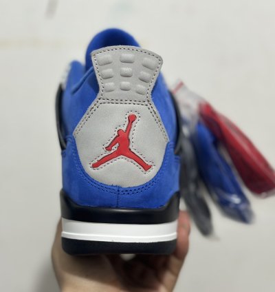 550 Air Jordan 4 Retro Eminem Encore Aj4 Joe 4 Heim Blue -