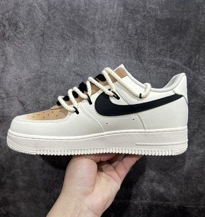 260 Nk Air Force 107 Low Two-dimensional Theme Cappuccino Spray-painted Air For