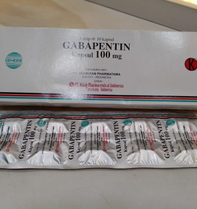 1 Box Gabapentin 100 Mg - 30 Capsules Original Seizure Treatment Medicine